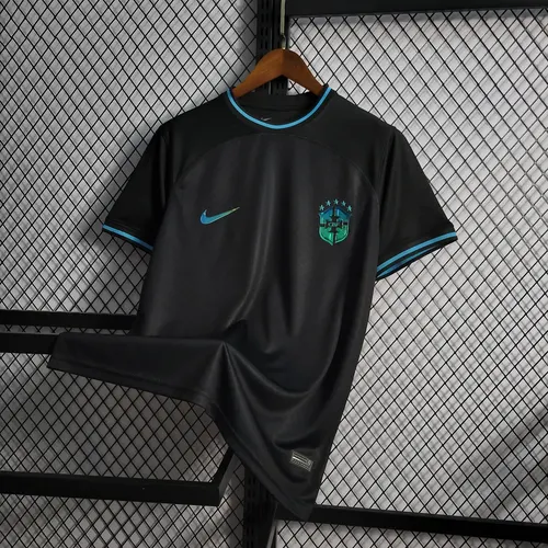 2022 Brasilien Konzept Edition Trikot Schwarz — view 4