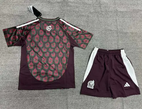 2024 Mexiko Nationalmannschaft Heimtrikot AAA Fan-Qualität Kindergröße — view 2