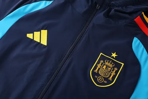 Cortavientos Chaqueta Tiro All Weather España 2026 Azul Real AAA calidad fan — view 5