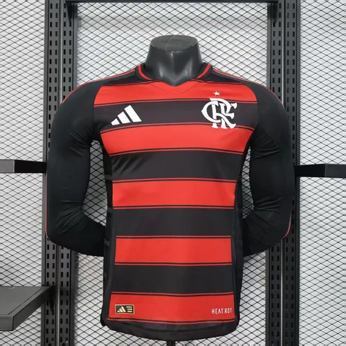2025/2026 Manches Longues Version Joueur Flamengo Maillot Domicile  — view 1