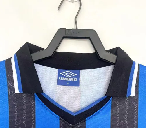 1997/1998 Retro Camiseta Local Internazionale Milan Manga Larga  — view 3