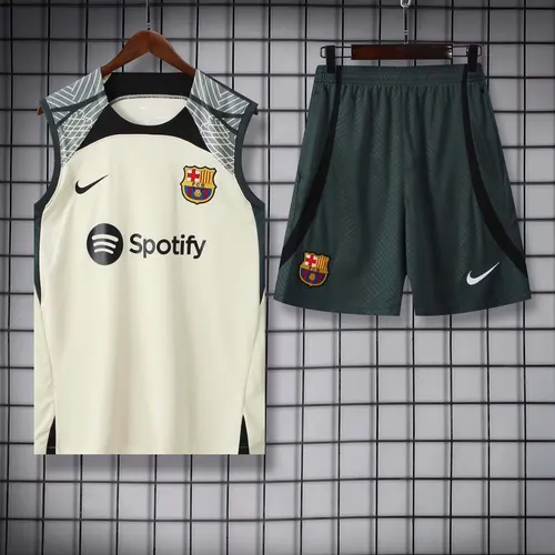 2023/2024 Barcelona Ärmellose Trainingsbekleidung Fußballtrikot  — view 3