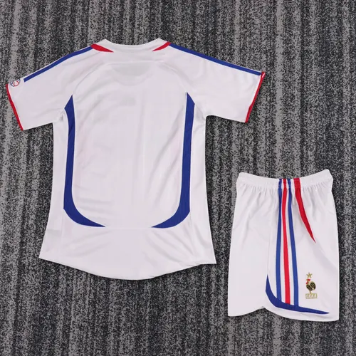 Camisa de Futebol Retro França Visitante 2006  Tamanho Infantil — view 2
