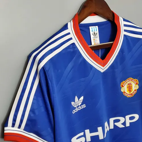 Camiseta de Fútbol Retro 1986/1988 Tercera Visitante Manchester United  — view 5