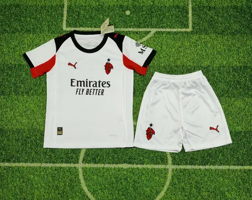 2025/2026 AC Mailand Auswärts Fußballtrikot AAA fan-gradät Kindergröße — view 1