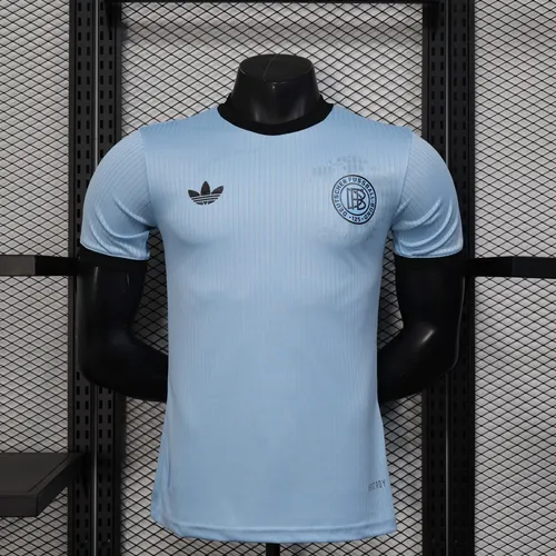 2025 Player Version Germany 125th Anniversary Edition Goalkeeper Light Blue Football Shirt 
