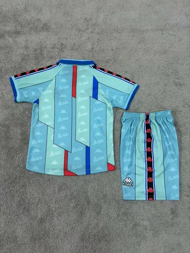 1996/1997 Retro Barcelona Auswärts Fußballtrikot AAA fan-gradät Kindergröße — view 2