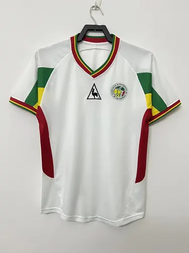 2002 Retro Senegal Nationalmannschaft Trikot Weiß