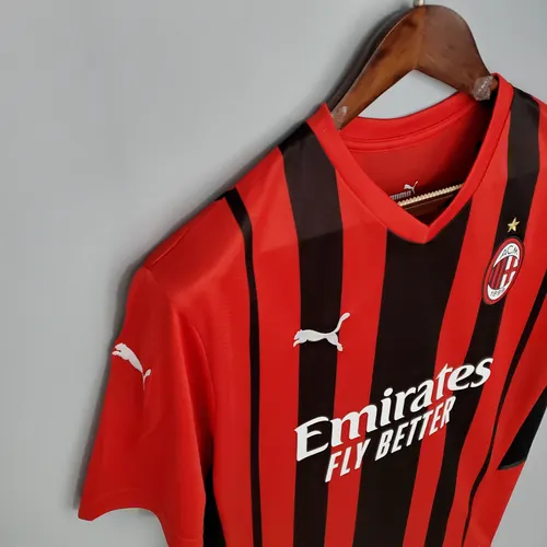 AC Milan قميص كرة قدم منزلي 2021/2022 جودة تايلاندية — view 6