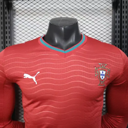 2026 Player Version Long Sleeve Portugal Home Football Shirt  — view 3