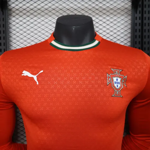 2025 Player Version Long Sleeve Portugal Home Football Shirt  — view 5