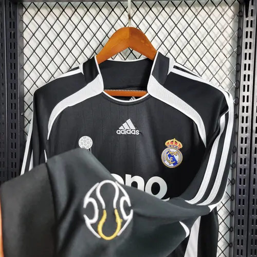 Real Madrid Visitante Manga Longa Retro 2006/2007 — view 8