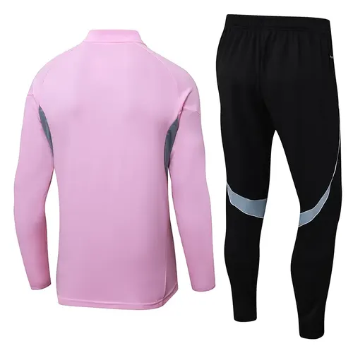 2025/2026 Inter Miami Conjunto de Entrenamiento Media Cremallera Rosa Camiseta de Fútbol  Set — view 2