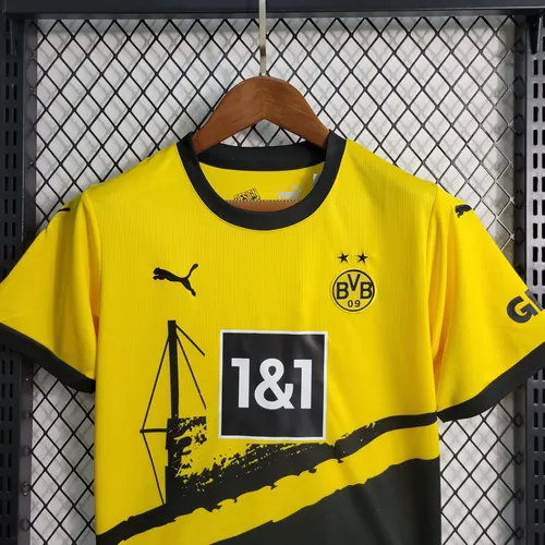 2023/2024 Dortmund Home Football Shirt Kids Size — view 3