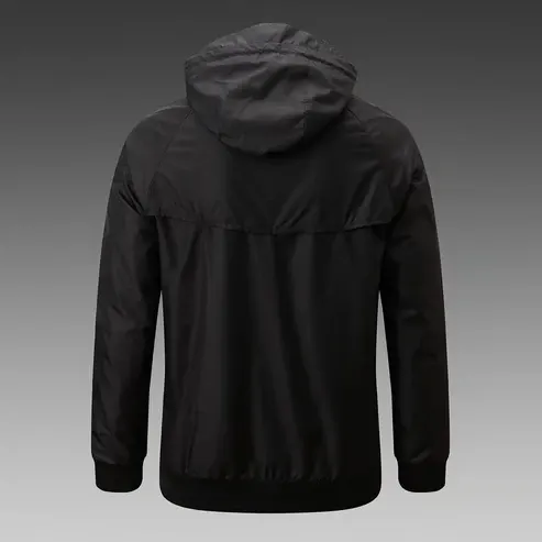 2024 Brasilien Windbreaker Schwarz Fußballtrikot AAA Fan-Qualität — view 2