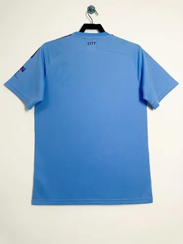 Camisa de Futebol Retro Manchester City Home 2019-2020 Qualidade Tailândia — view 2
