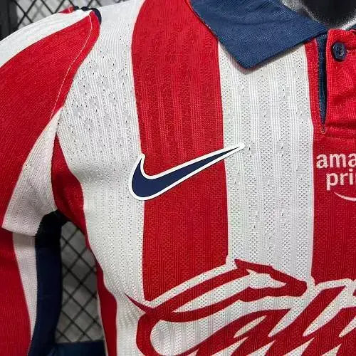 2026/2027 Camisa de Futebol Chivas Home Versão Jogador Manga Longa   — view 6