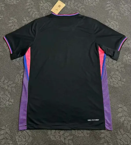 2024/2025 Barcelona Sonderedition Schwarz Fußballtrikot AAA fan-gradät — view 2