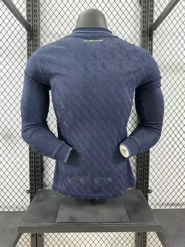 2024/2025 Versão Jogador Juventus Terceiro Uniforme Visitante Manga Longa Camisa de Futebol  — view 2