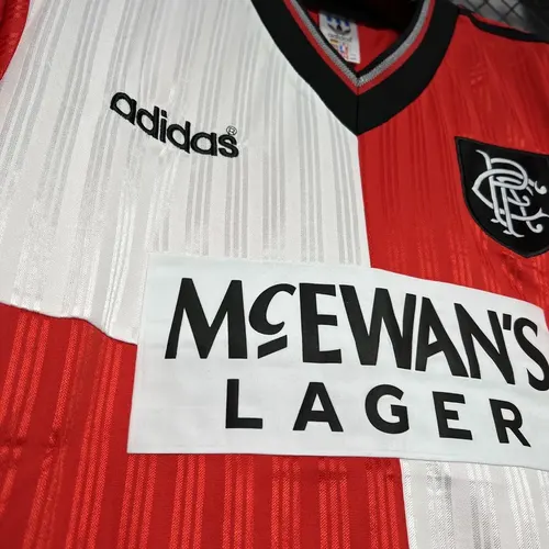 1995/1996 Retro Rangers Auswärts-Fußballtrikot  — view 6