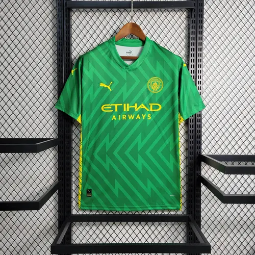 Camiseta de Fútbol Verde del Portero Manchester City 2023/2024  — view 1