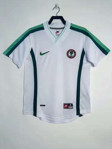 قميص منتخب نيجيريا الخارجي لكرة القدم ريترو 1998 جودة تايلاندية