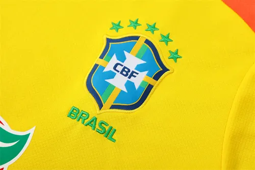 Camiseta de entrenamiento amarilla de Brasil 2026, conjunto de grado fan AAA — view 4