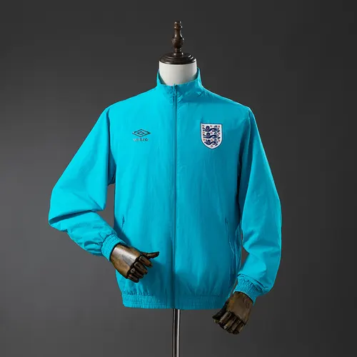 2026 England Reversible Jacket Windbreaker -Light Blue Soccer Jersey  — view 3