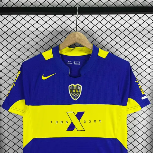 2005 Retro Boca Juniors 100. Jubiläums Edition Fußballtrikot   — view 3