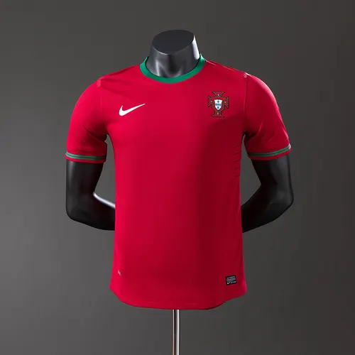 2012 Retro Player Version Portugal Home Jersey  — view 1