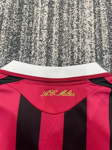 2009-2010 Retro AC Milan Home Football Shirt  Kids Size — view 3