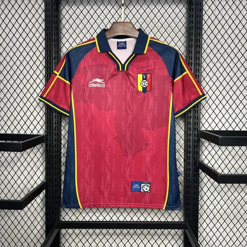 Maillot de football rétro domicile Venezuela 2000 lande — view 1
