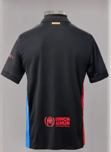 2024/2025 Maillot Extérieur Noir Publicitaire Version Joueur Barcelona x Travis Scott Collab  — view 2