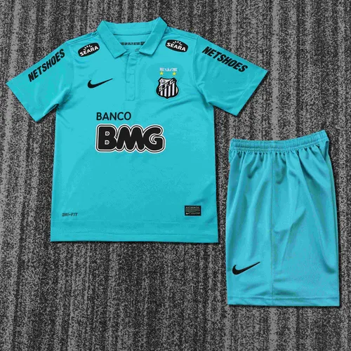 2012/2013 Retro Santos Drittes Auswärts Fußballtrikot Kindergröße AAA fan-gradät — view 1