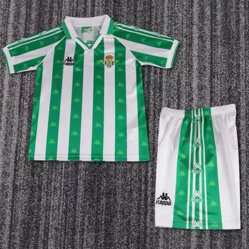 1995-1997 Retro Real Betis Home Football Shirt Quality Kids Size — view 1