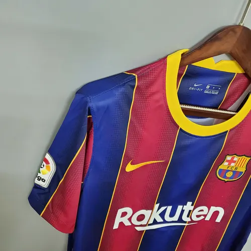 2020/2021 Retro Barcelona Heim Fußballtrikot AAA fan-gradät — view 5