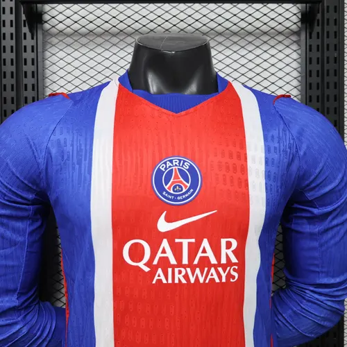 2026/2027 كم طويل نسخة اللاعب باريس سان جيرمان قميص المنزل لكرة القدم جودة تايلاندية  — view 3