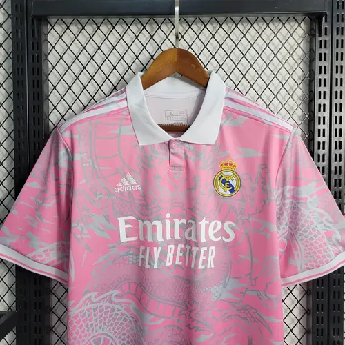 2023/2024 Real Madrid Chinesischer Drachen Pink Fußballtrikot — view 4