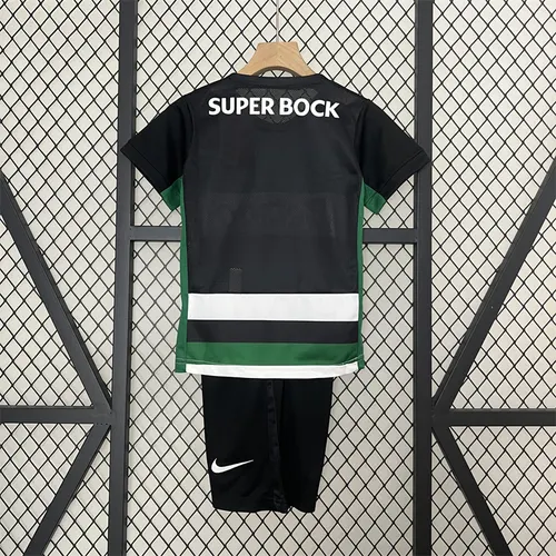 2024/2025 Sporting Lisbon Home Football Jersey Shirt  Kids Size — view 2
