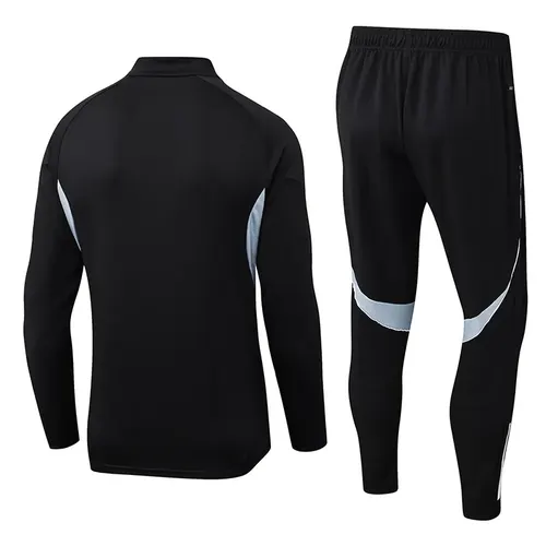 2025/2026 Argelia Selección Nacional Media Cremallera Chándal Entrenamiento Camiseta Negra  Set — view 2