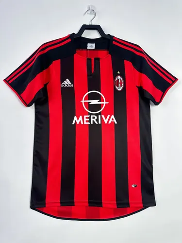 2003/2004 قميص AC Milan المنزلي رجعي جودة تايلاندية — view 1