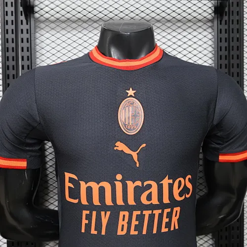 2026/2027 Versión Jugador AC Milan Tercera Suplente Camiseta de Fútbol   — view 3
