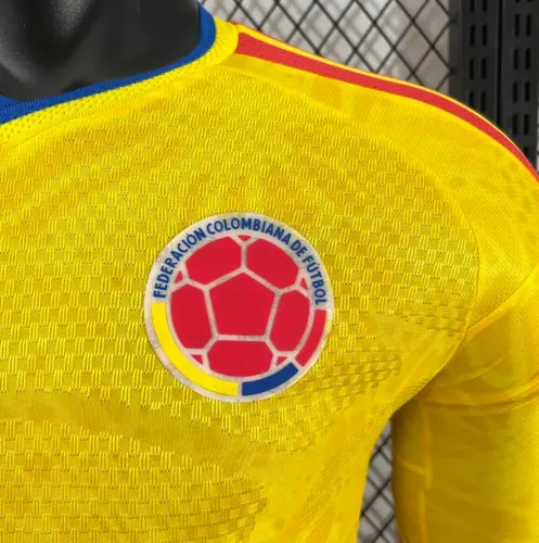 2026 Langarm Spielerversion Kolumbien Nationalmannschaft Heim-Fußballtrikot   — view 5