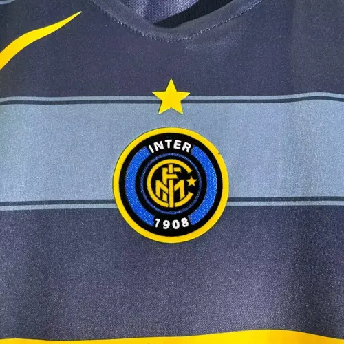 2004/2005 Retro Inter Mailand Auswärtsdritt Fußballtrikot AAA fan-gradät — view 5
