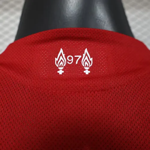 2025/2026 Spielerversion Liverpool Heim Langarm Fußballtrikot   — view 4