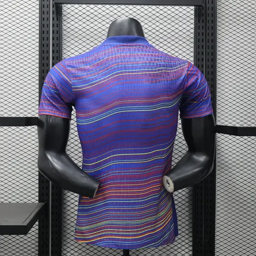 2025/2026 Camiseta de Fútbol Versión Jugador Barcelona Mono de Precompetición  — view 2