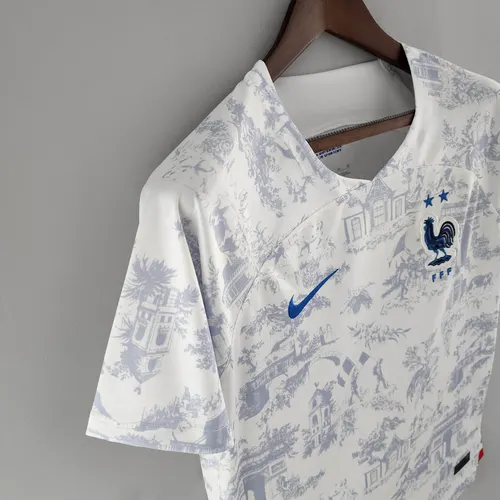 2022 FIFA-Weltmeisterschaft Frankreich Auswärts Fußballtrikot Weiß — view 6