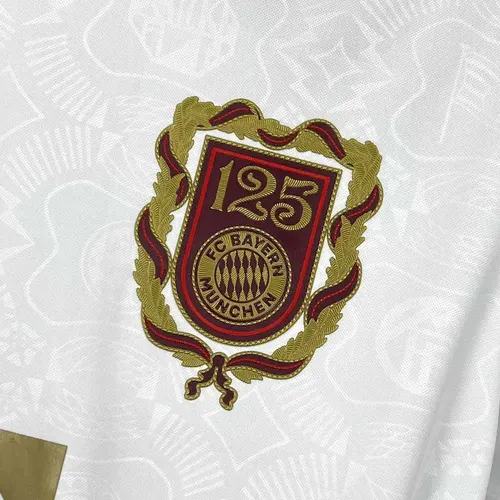 2025/2026 Bayern München 125. Jubiläumsedition Weiß Fußballtrikot  — view 5