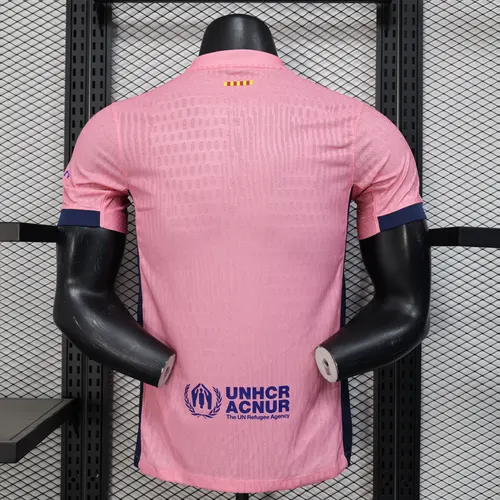 2025/2026 Player Version Barcelona pink No Football Jersey  — view 2