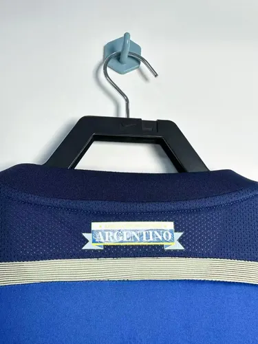 2014 Retro Langarm Argentinien Nationalmannschaft Auswärtstrikot  — view 4